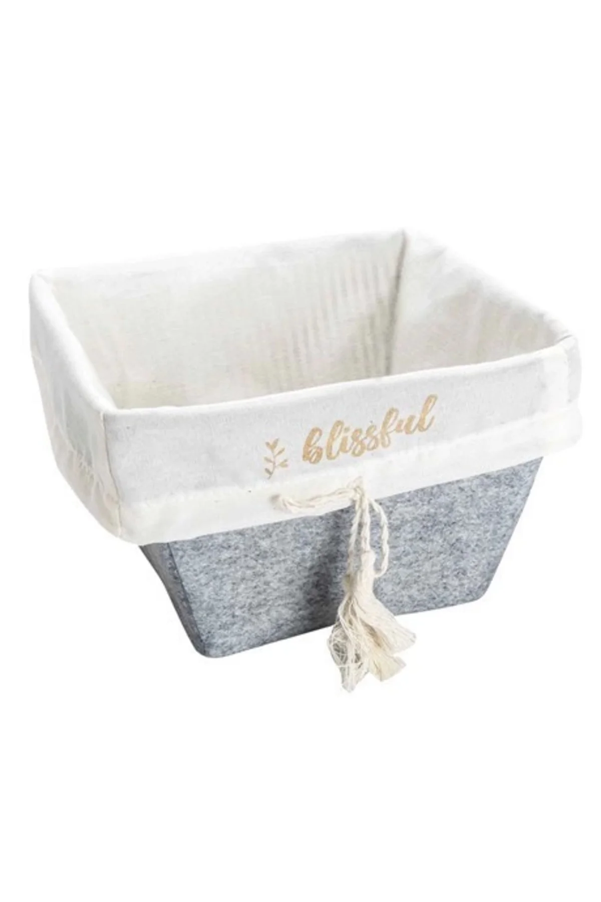 Çok Amaçlı Saklama Organizer Kutu Kare Keçe Sepet (3 Boy)