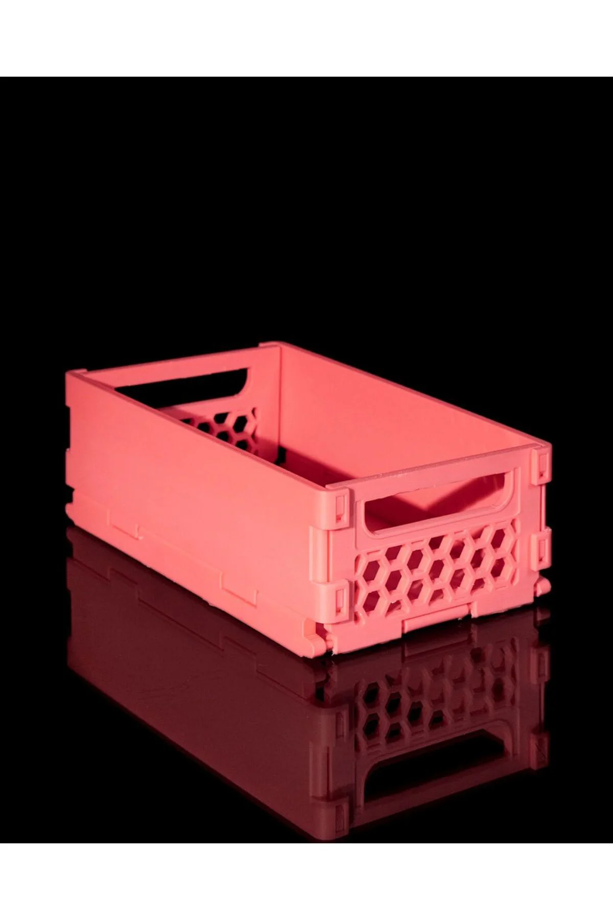 Çok Amaçlı Sert Plastik Kasa Sepet Organizer Katlanabilir 15CM