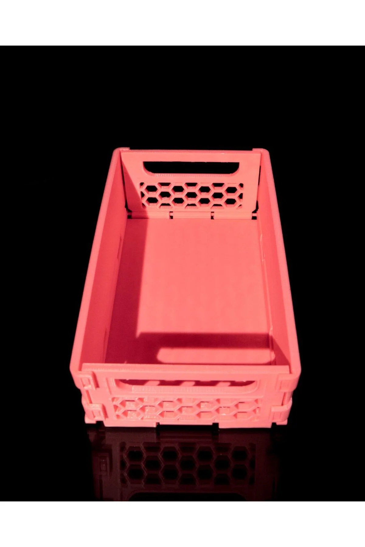 Çok Amaçlı Sert Plastik Kasa Sepet Organizer Katlanabilir 15CM