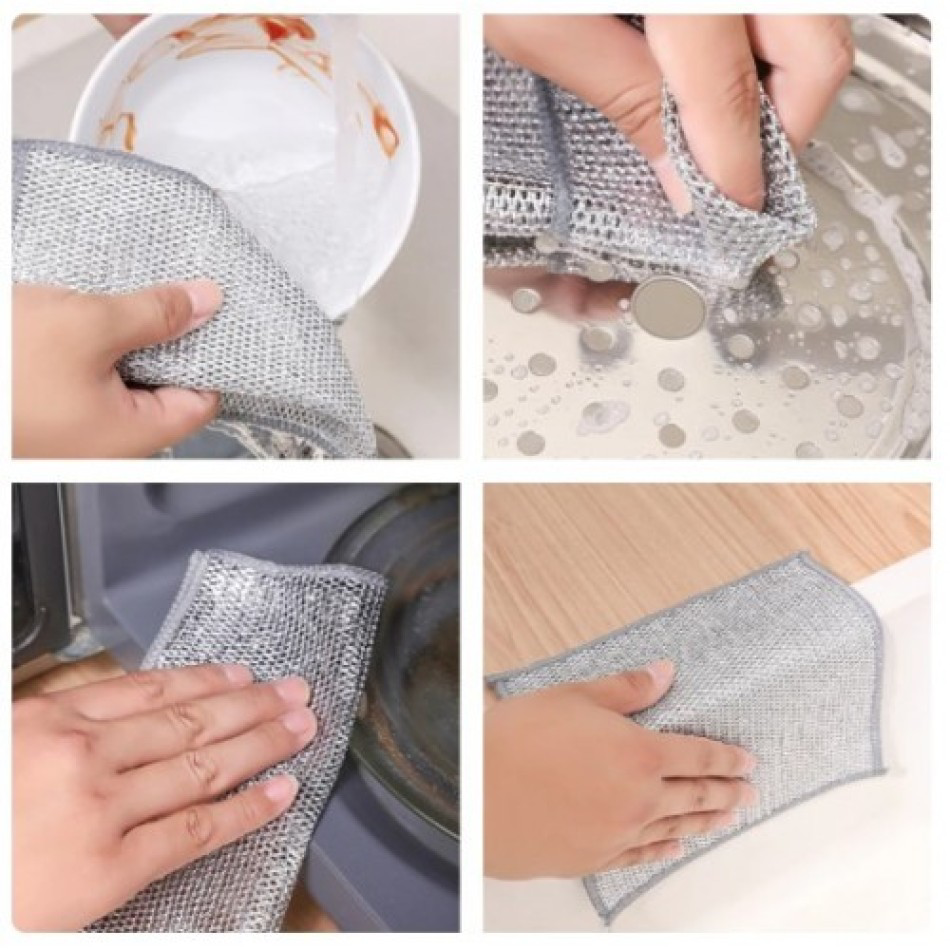 Evimdeyokyok Çok Amaçlı Sihirli Tel Temizlik Bezi Tdrtr