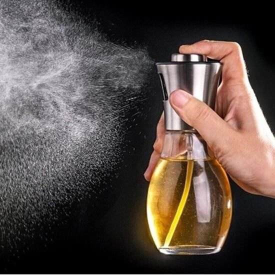 Çok Amaçlı Spreyli Sızdırmaz Cam Şişe Yağdanlık Limon Sirke Sos P
