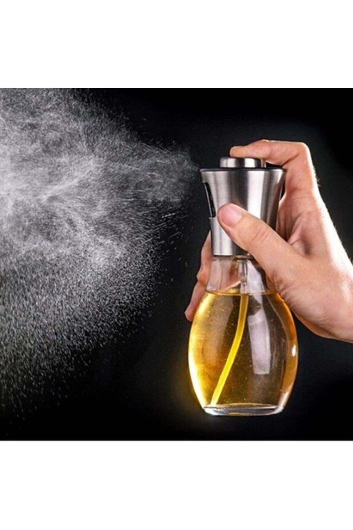 Ok Aksesuar Çok Amaçli Spreyli Sizdirmaz Cam Şişe Yağdanlik Limon Sirke Sos P