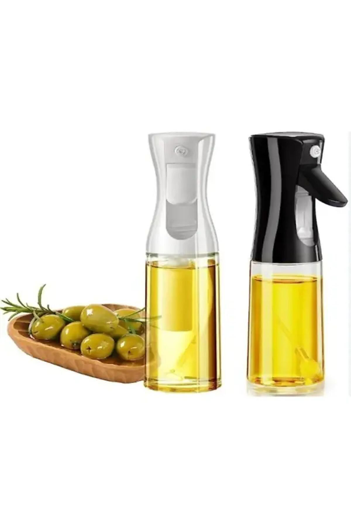 Çok Amaçlı Spreyli Sızdırmaz Cam Şişe Yağdanlık / Airfryer Sirke 