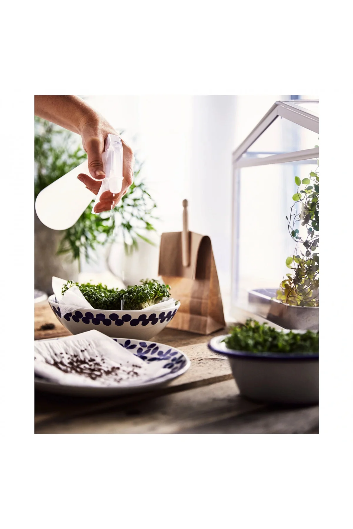 Çok Amaçlı Spreyli Şişe Şeffaf 350 Ml - Görsel 2