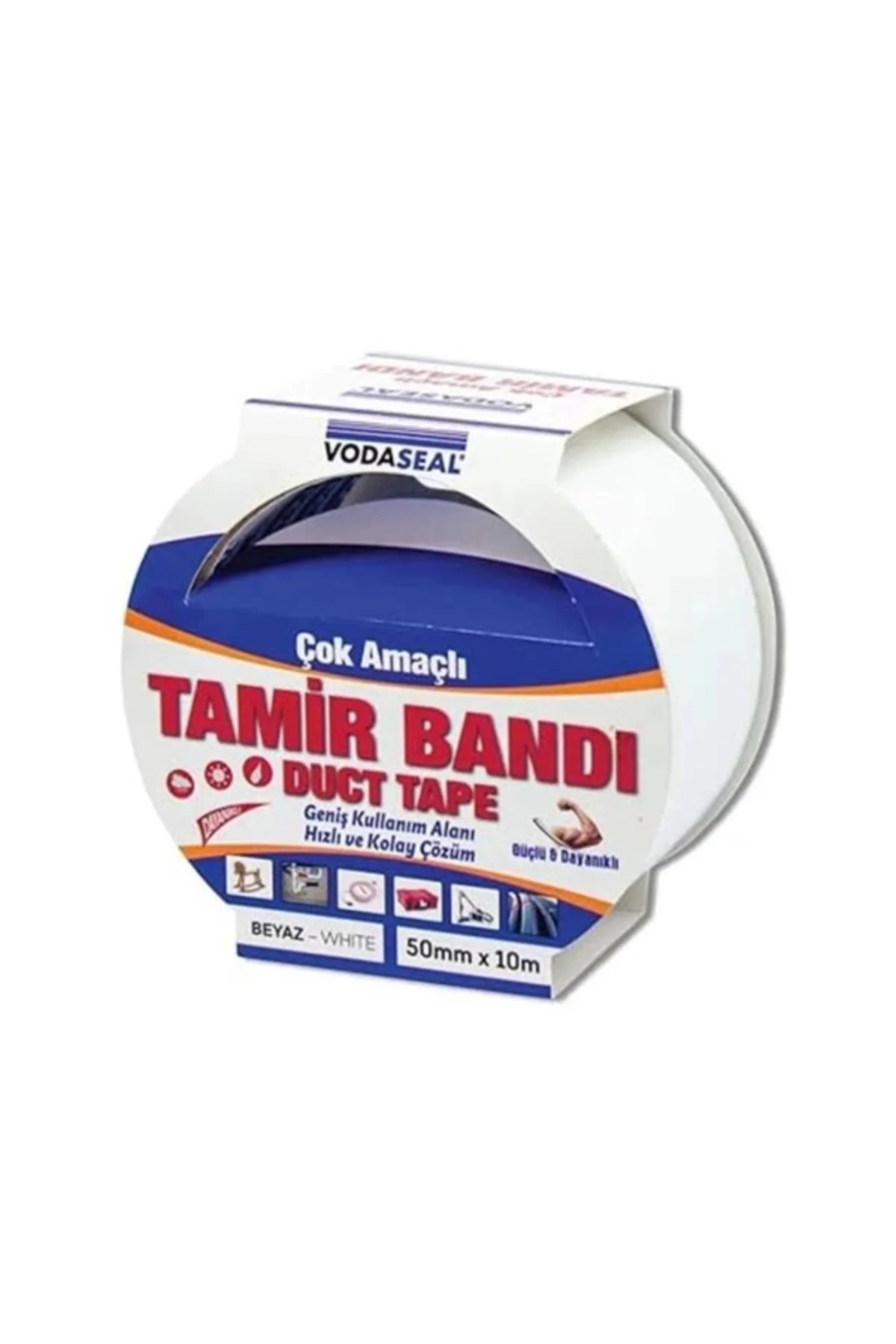 Çok Amaçlı Tamir Bandı, 50mmx10mt, Beyaz