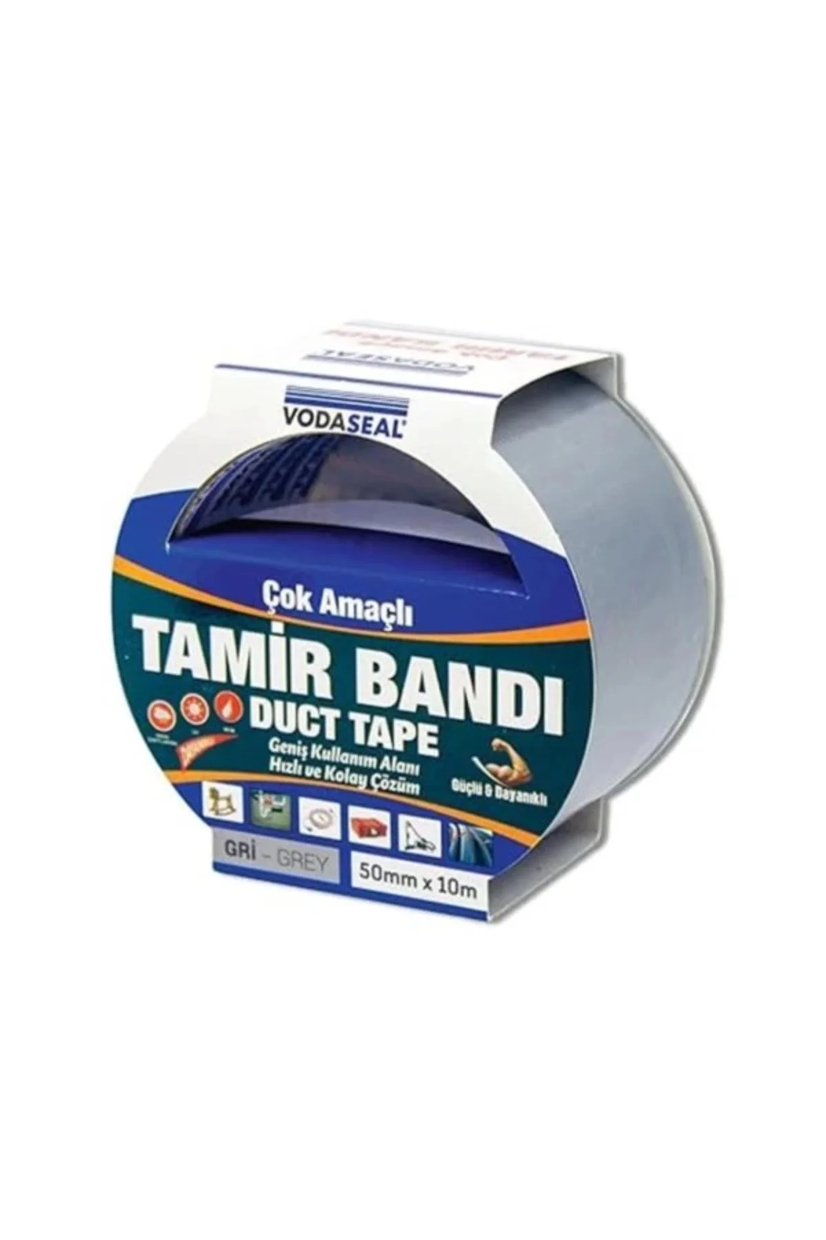 Çok Amaçlı Tamir Bandı, 50Mmx10Mt, Gri
