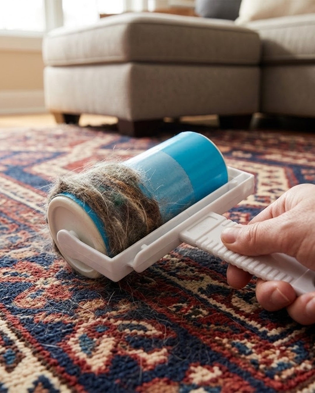 Çok Amaçlı Tüy Temizleme Rulosu Kedi Köpek Tüyü Toz ve Saç Toplam