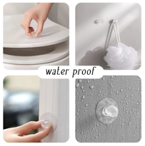 İhtiyaçavm Çok Amaçlı Yapışkan Kristal Tutacak Kulp 4 Adet