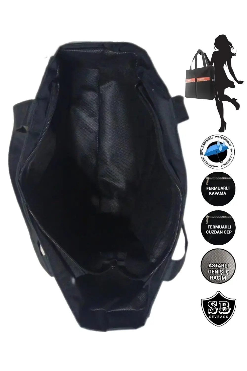 Çok Bölmeli Plaj Çantası