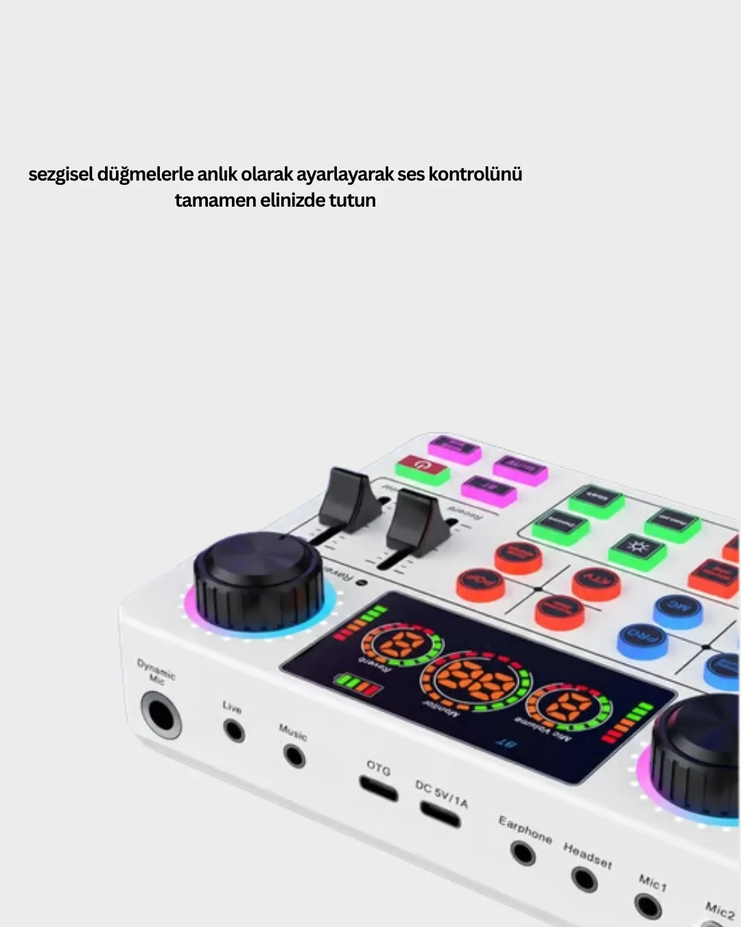 Çok Efektli Canlı Yayın Ses Mikseri USB ve Kablosuz Uyumlu Fiyatı, Yorumları ve Özellikleri