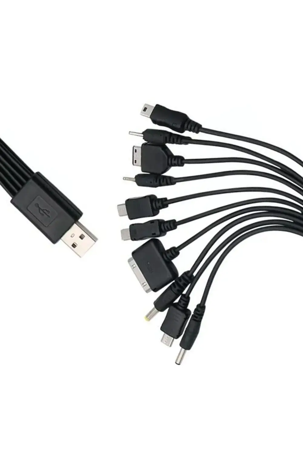 Çok Fonksiyonlu 10’lu USB Şarj Kablosu – Çoklu Uçlu Universal Şar