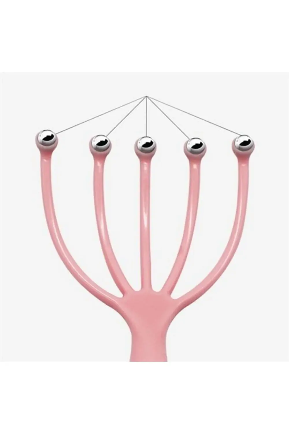 Çok Fonksiyonlu 5 Uçlu Bilyeli Baş Boyun Bacak Kol Masaj Alet Rah