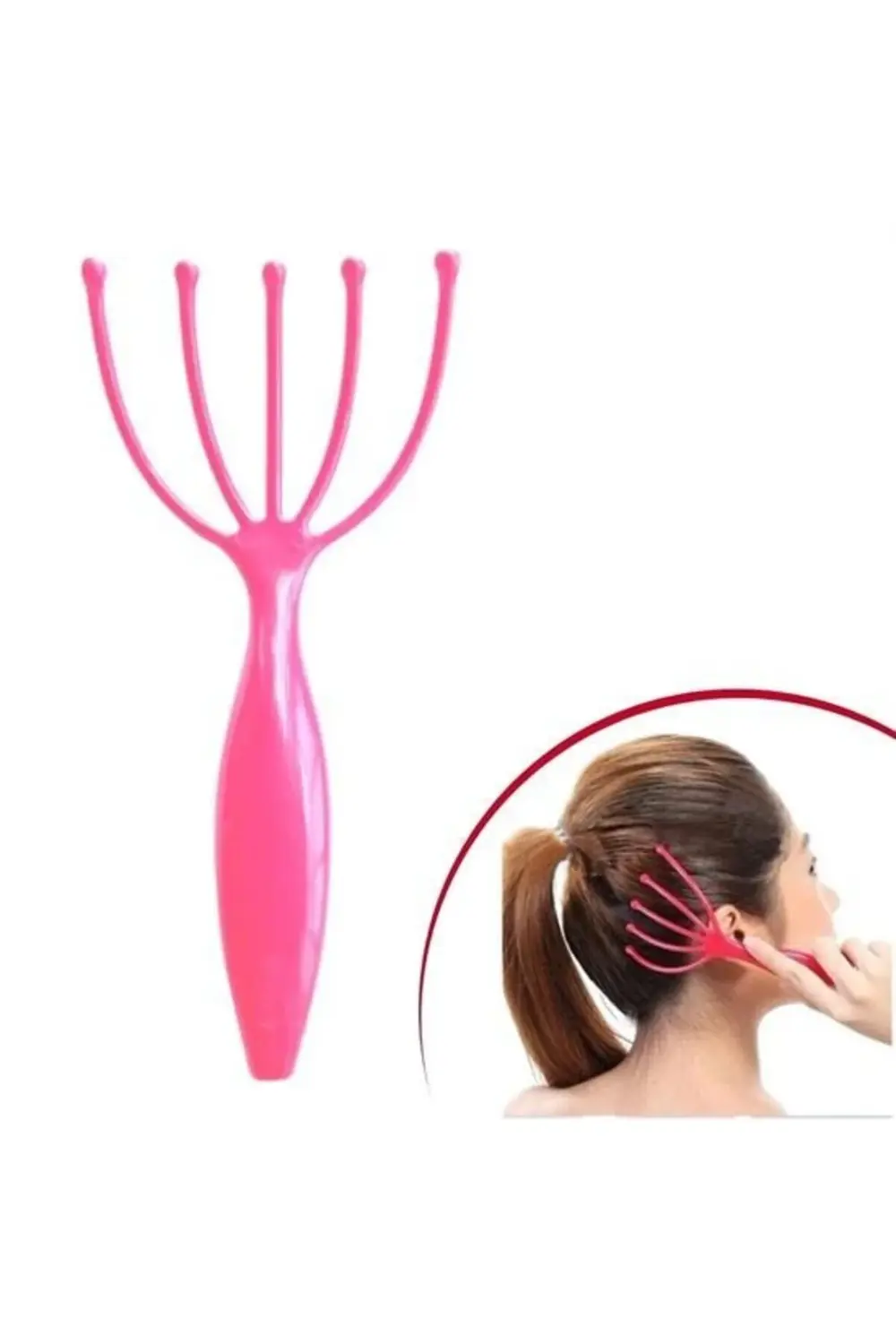 Çok Fonksiyonlu 5 Uçlu Bilyeli Baş Boyun Bacak Kol Masaj Alet Rah