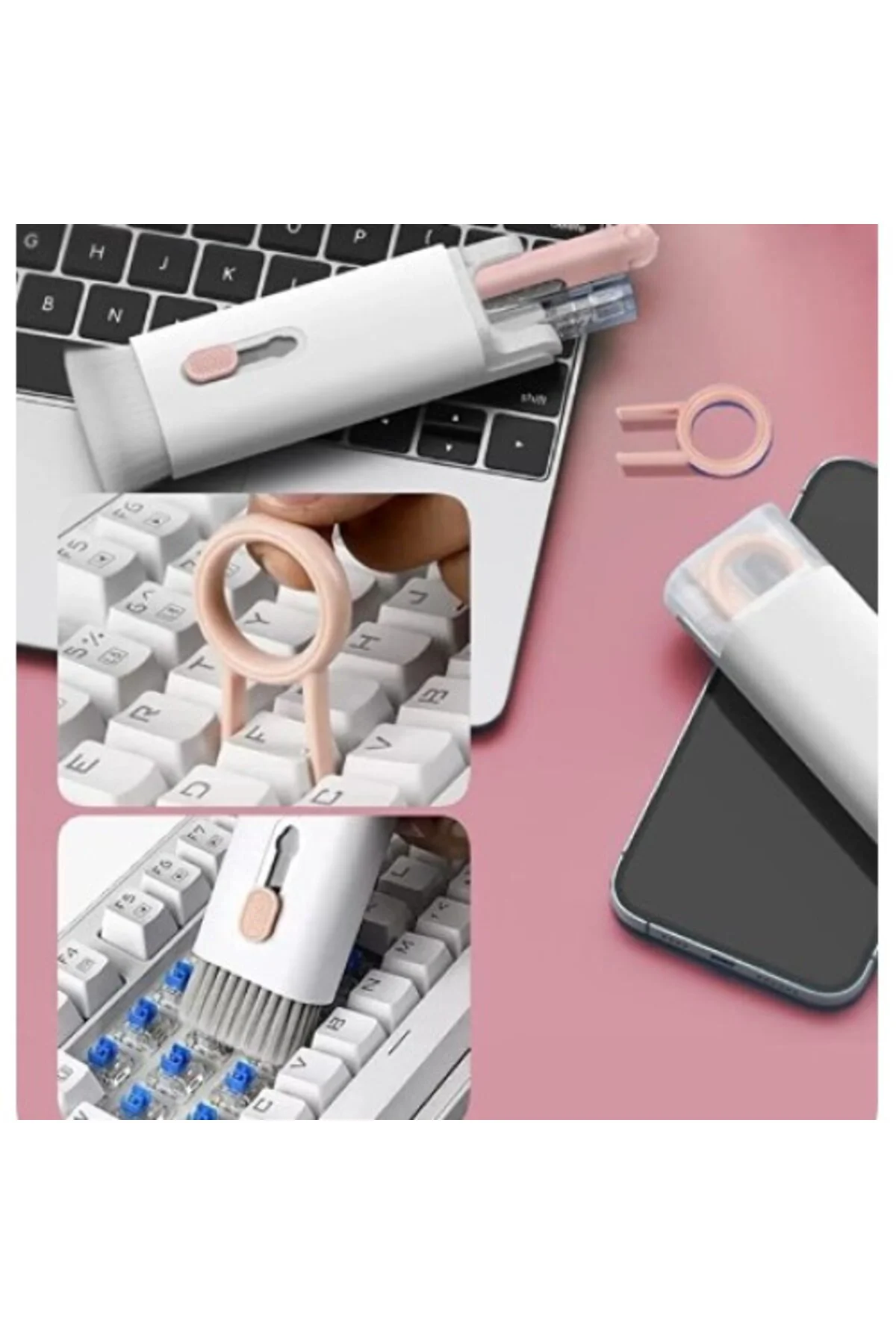 Çok Fonksiyonlu 7 Parça Airpods Klavye Ekran Kulaklık Temizleme Kiti