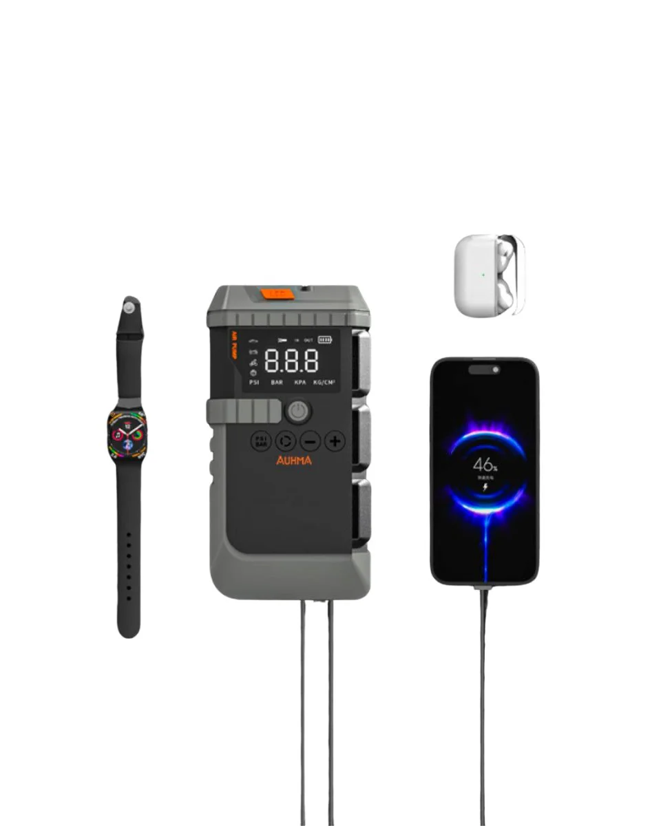 Çok Fonksiyonlu Acil Durum Cihazı: Akü Takviye, Powerbank ve Lastik Şişirme Kompresörü