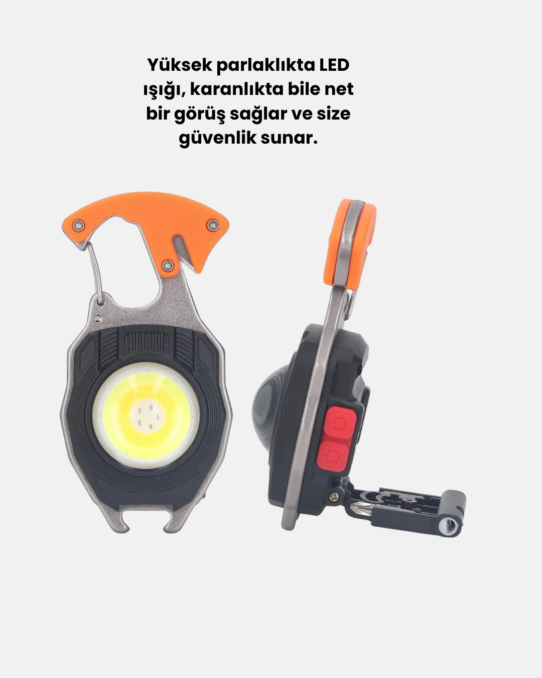 Çok Fonksiyonlu Anahtarlık Fener – Güçlü LED Işıklı, Şarjlı, Düdüklü ve Tornavidalı Mini El Feneri Çok Fonksiyonlu Anahtarlık Fener – Güçlü LED Işıklı, Şarjlı, Düdüklü ve Tornavidalı Mini El Feneri