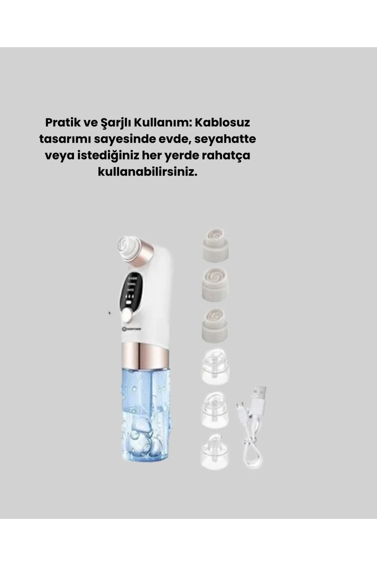 Çok Fonksiyonlu Cilt Bakım Cihazı – Siyah Nokta, Gözenek ve Akne 