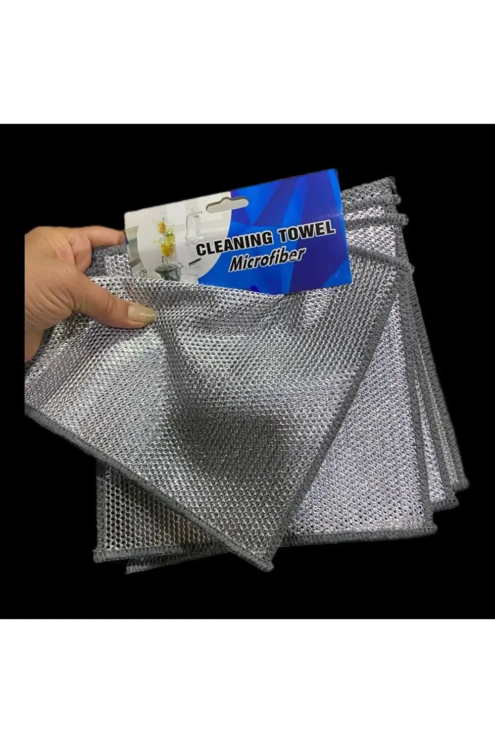 Çok Fonksiyonlu Çizilmez Tel Bulaşık Bezi Çelik Tel Bulaşık Havlu