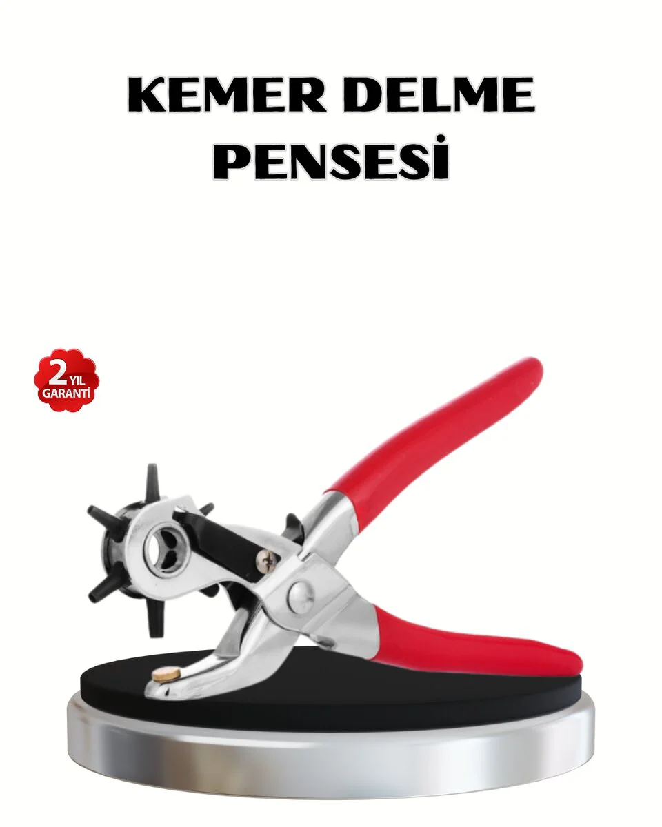 Çok Fonksiyonlu Delik Açma Pencesi - 2mm-4.5mm Metal Gövdeli Kemer, Çanta ve Ayakkabı Tamiri