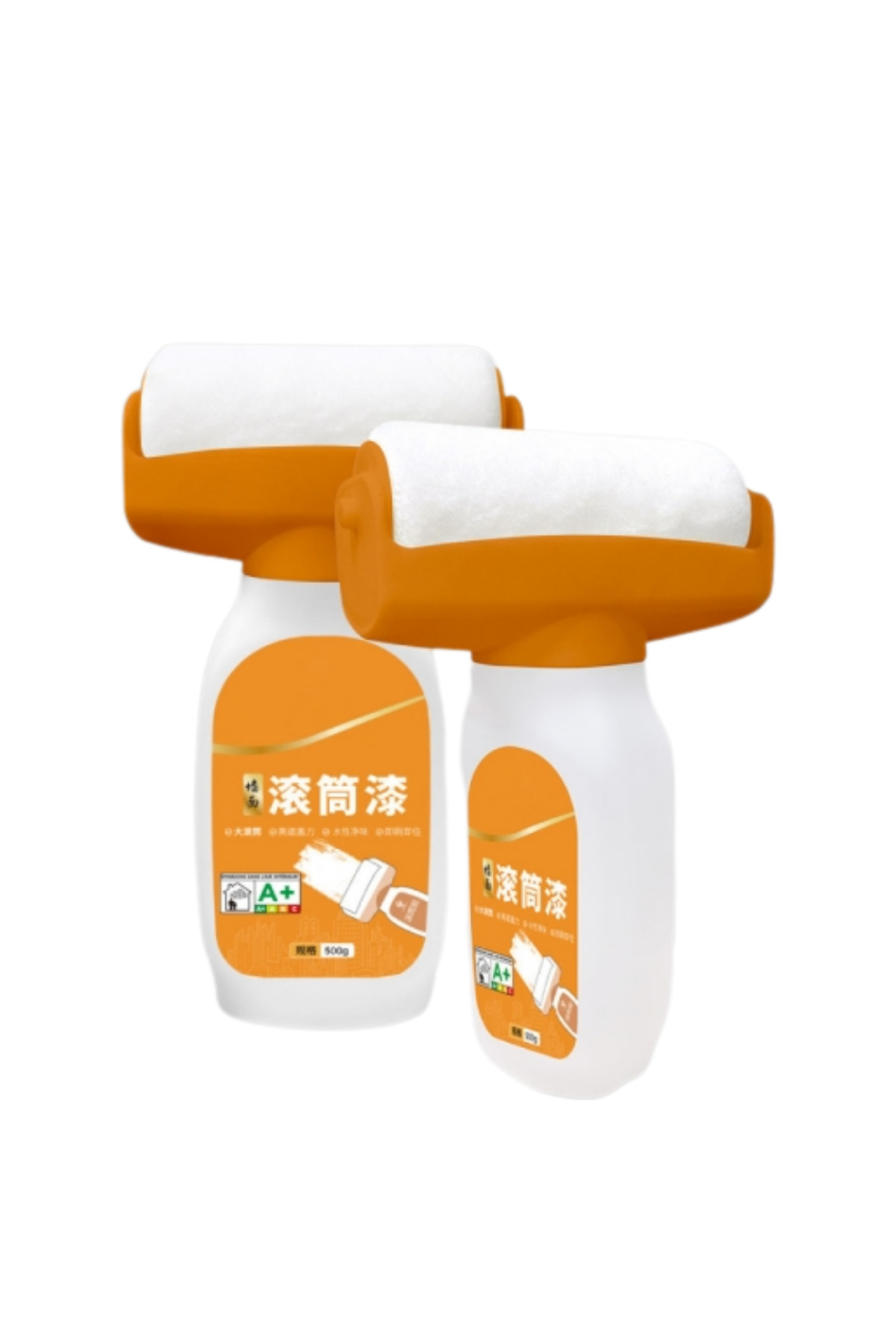 Çok Fonksiyonlu Duvar Rötuş Rulosu Hazneli Pratik Boyama Aleti -