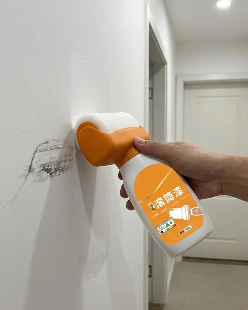 Çok Fonksiyonlu Duvar Rötuş Rulosu Hazneli Pratik Boyama Aleti