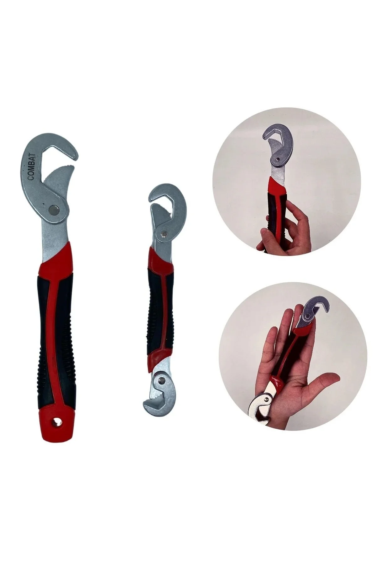 Çok Fonksiyonlu Ergonok Ayarlanabilir Büyük Küçük Akıllı Pense Anahtar 2li Set