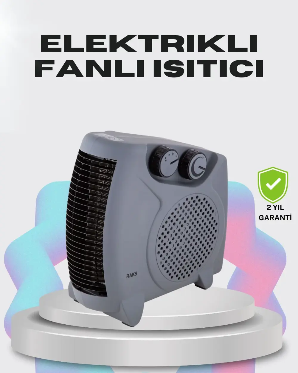 Çok Fonksiyonlu Fanlı Isıtıcı Isıtma ve Soğuk Hava Üfleme Özellik