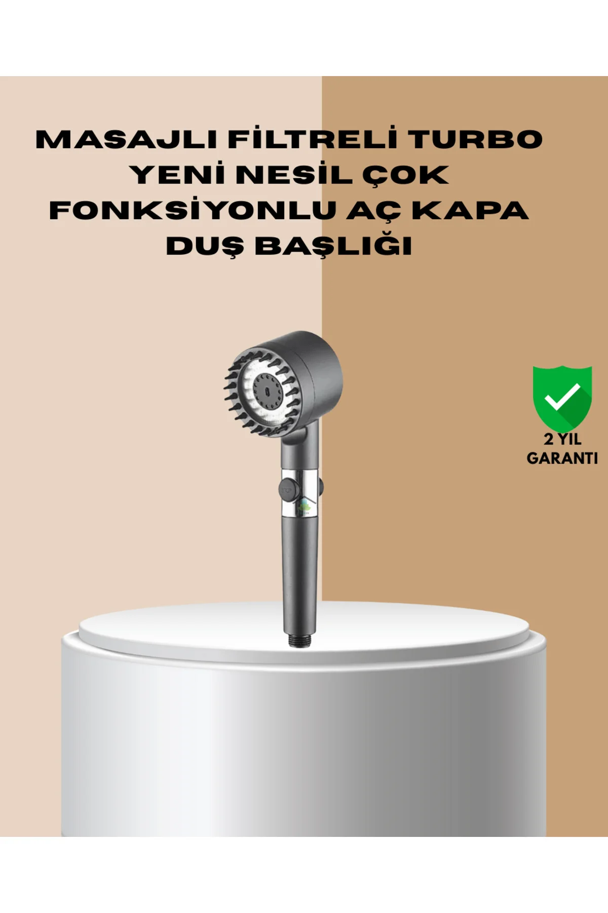 Çok Fonksiyonlu Filtreli Duş Başlığı Masaj Etkili