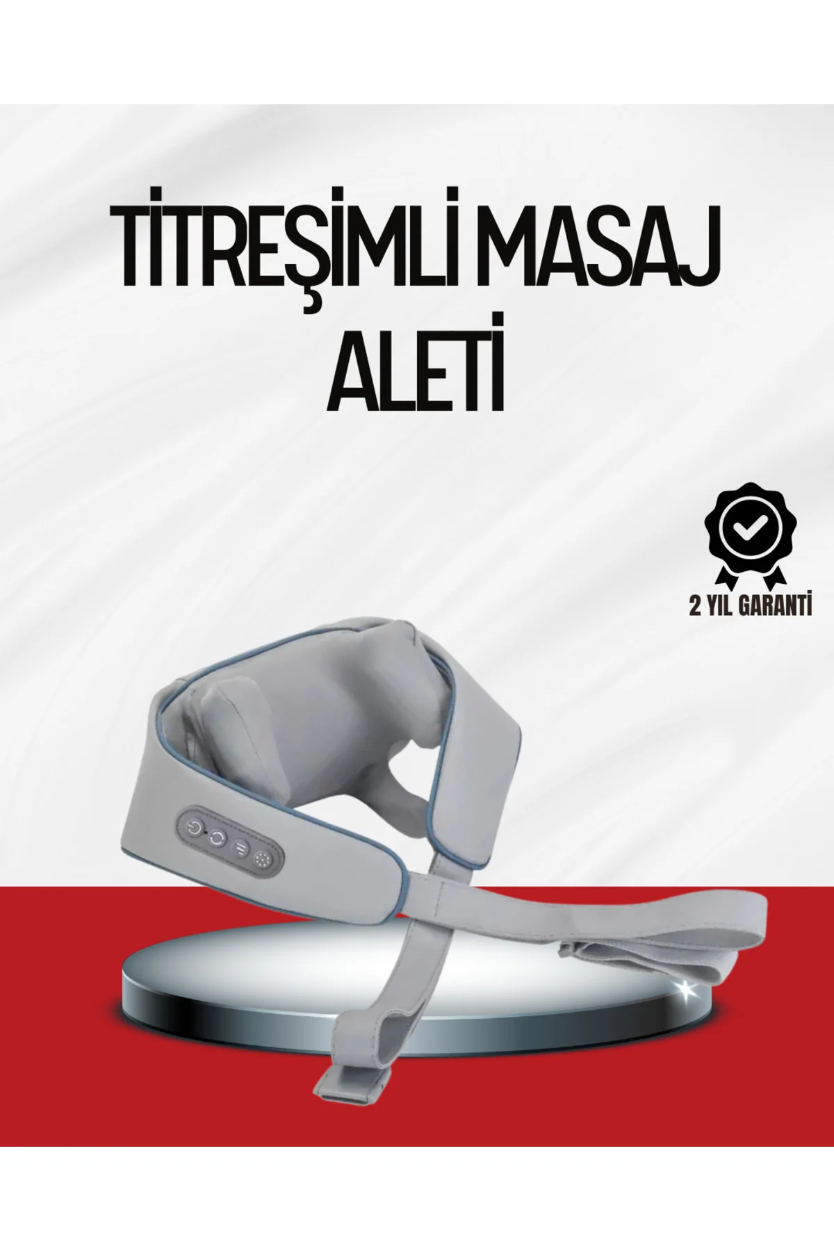 Çok Fonksiyonlu Kablosuz Masaj Aleti | 2 Modlu Isıtmalı