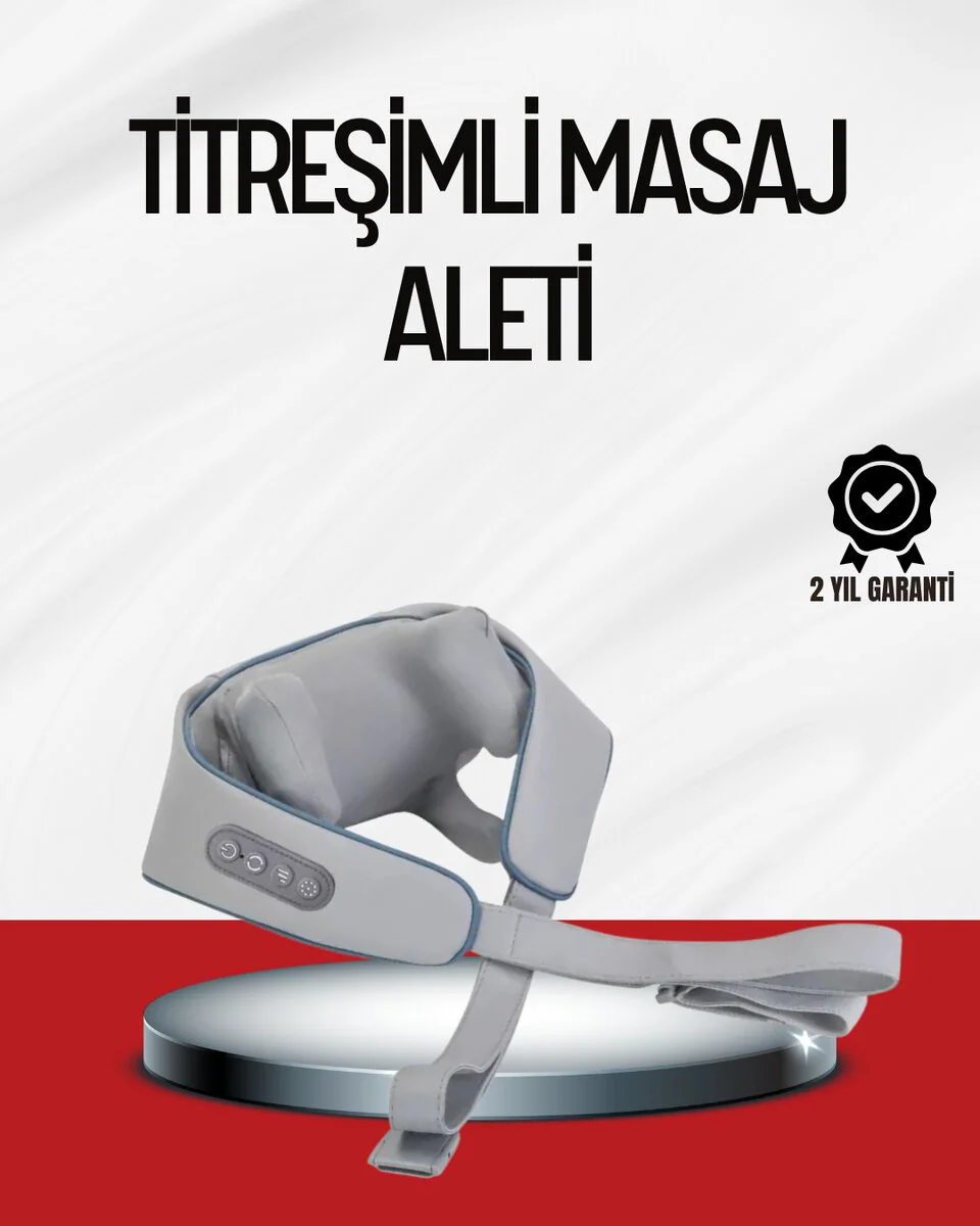 Çok Fonksiyonlu Kablosuz Masaj Aleti - Isıtmalı 2 Modlu