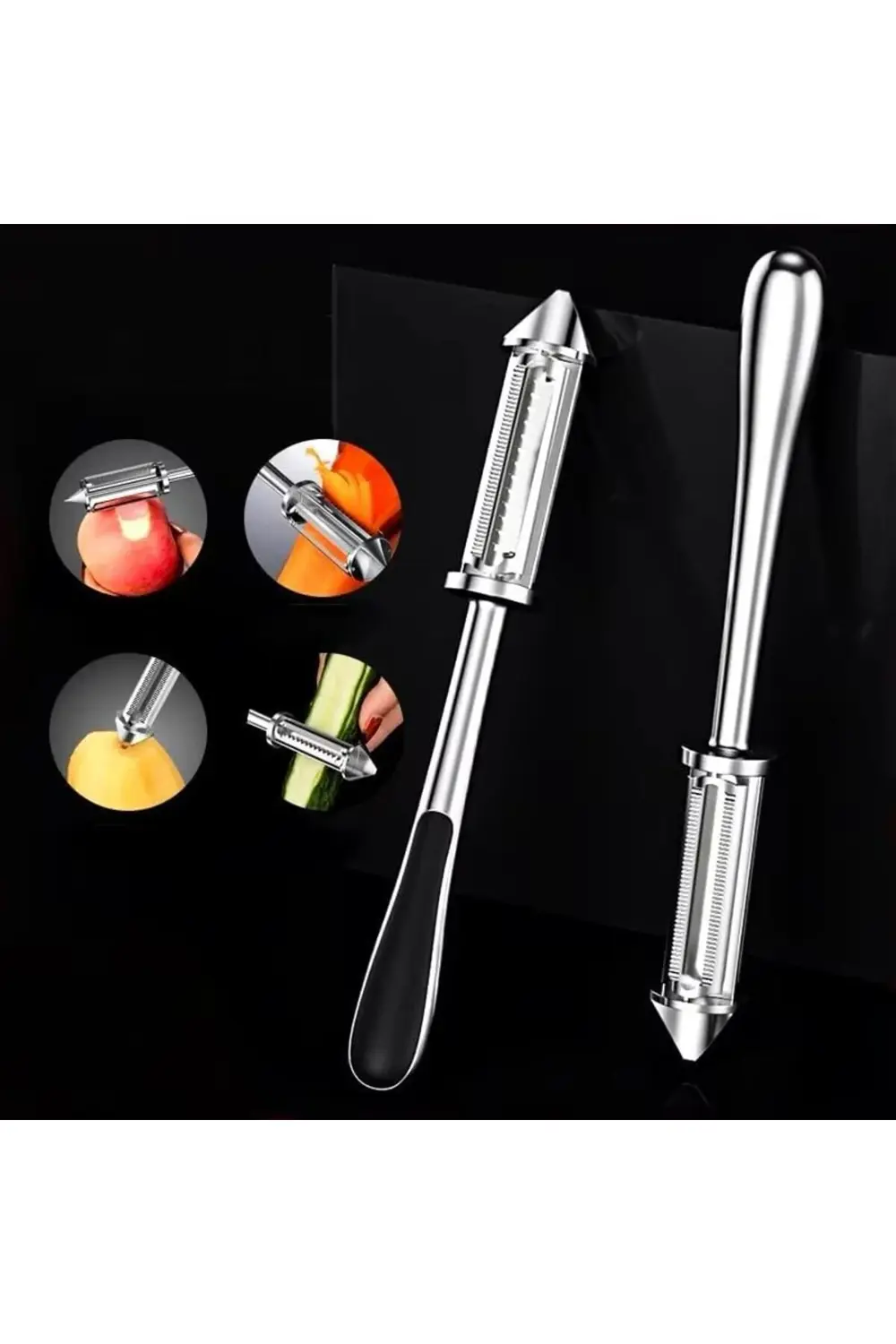 Çok fonksiyonlu Meyve ve Sebze Soyucu Kesici Patates Havuç Rende