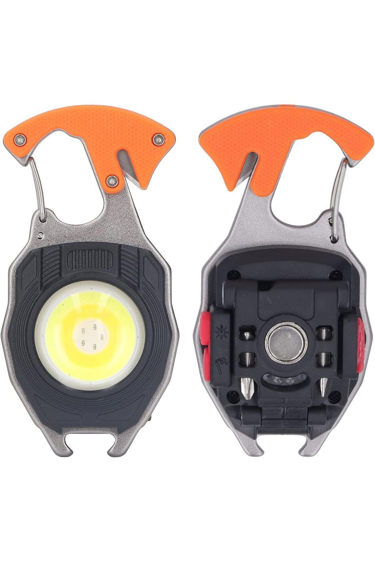 Çok Fonksiyonlu Mini Led Lamba Anahtarlık ve Çakmak USB Şarjlı Ka