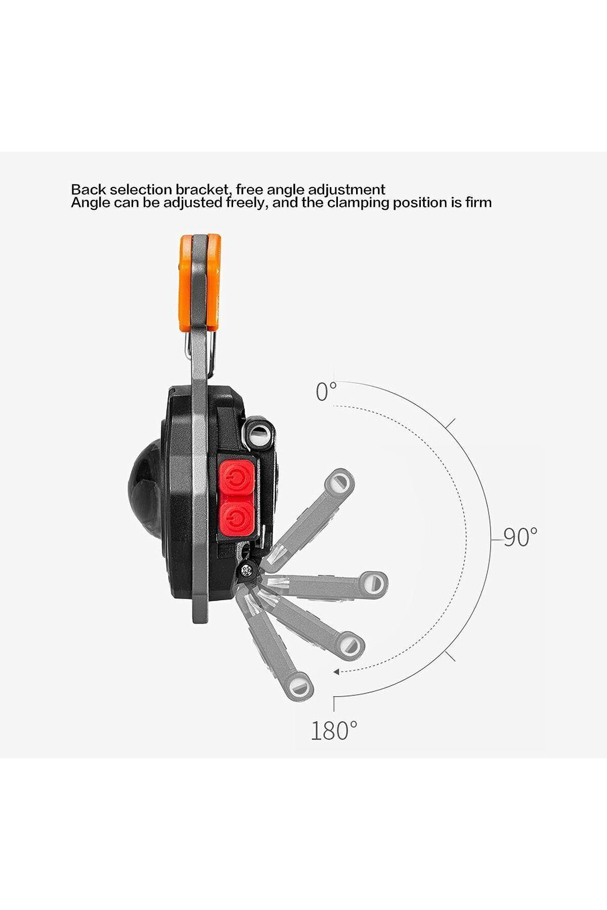 Çok Fonksiyonlu Mini Led Lamba Anahtarlık ve Çakmak USB Şarjlı Ka