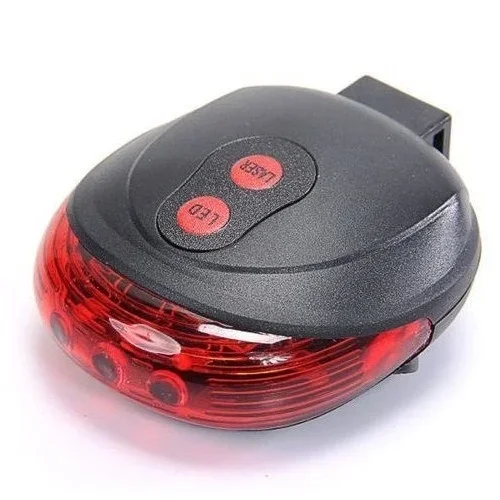 Çok Fonksiyonlu Pilli Bisiklet Led Lazer Işığı Arka Stop Lambası Çok Fonksiyonlu Pilli Bisiklet Led Lazer Işığı Arka Stop Lambası