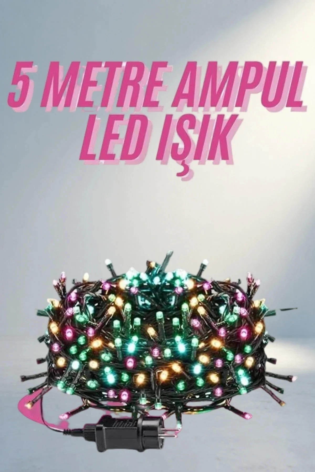Çok Fonksiyonlu Renkli Led Işık 5 Metre 50 Ampul Çok Fonksiyonlu Renkli Led Işık 5 Metre 50 Ampul