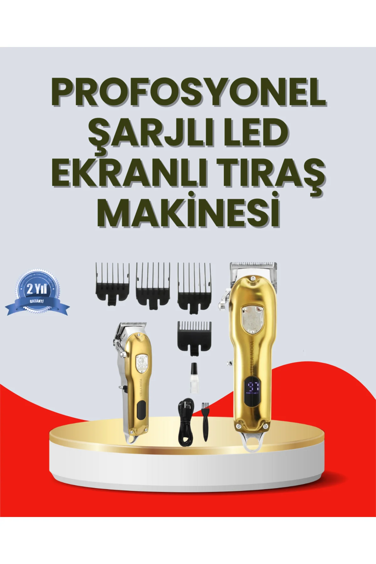 Çok Fonksiyonlu Saç, Sakal ve Vücut İçin Tıraş Makinesi