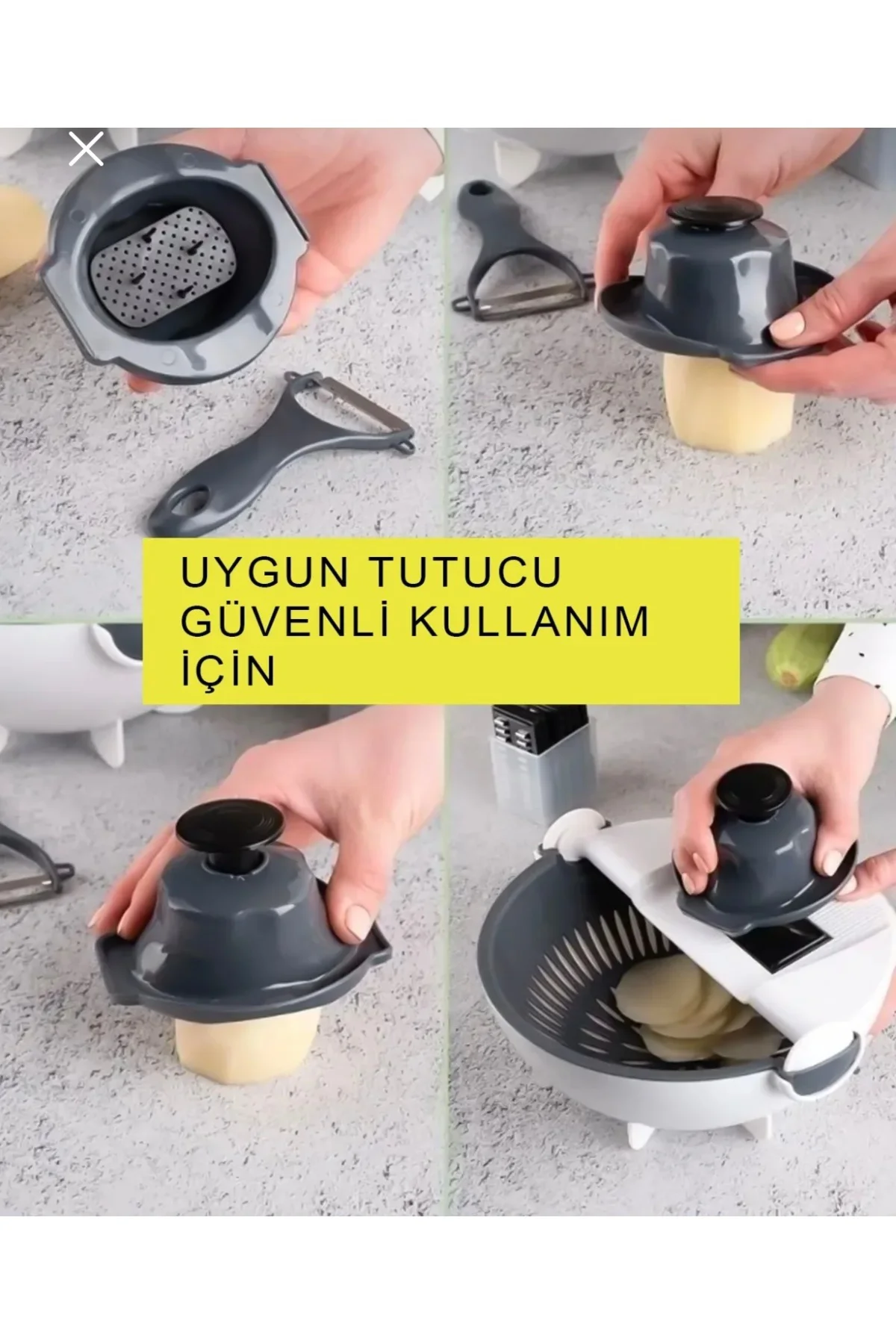 Çok Fonksiyonlu Sebze Meyve Doğrayıcı Çok Amaçlı Doğrayıcı Diliml