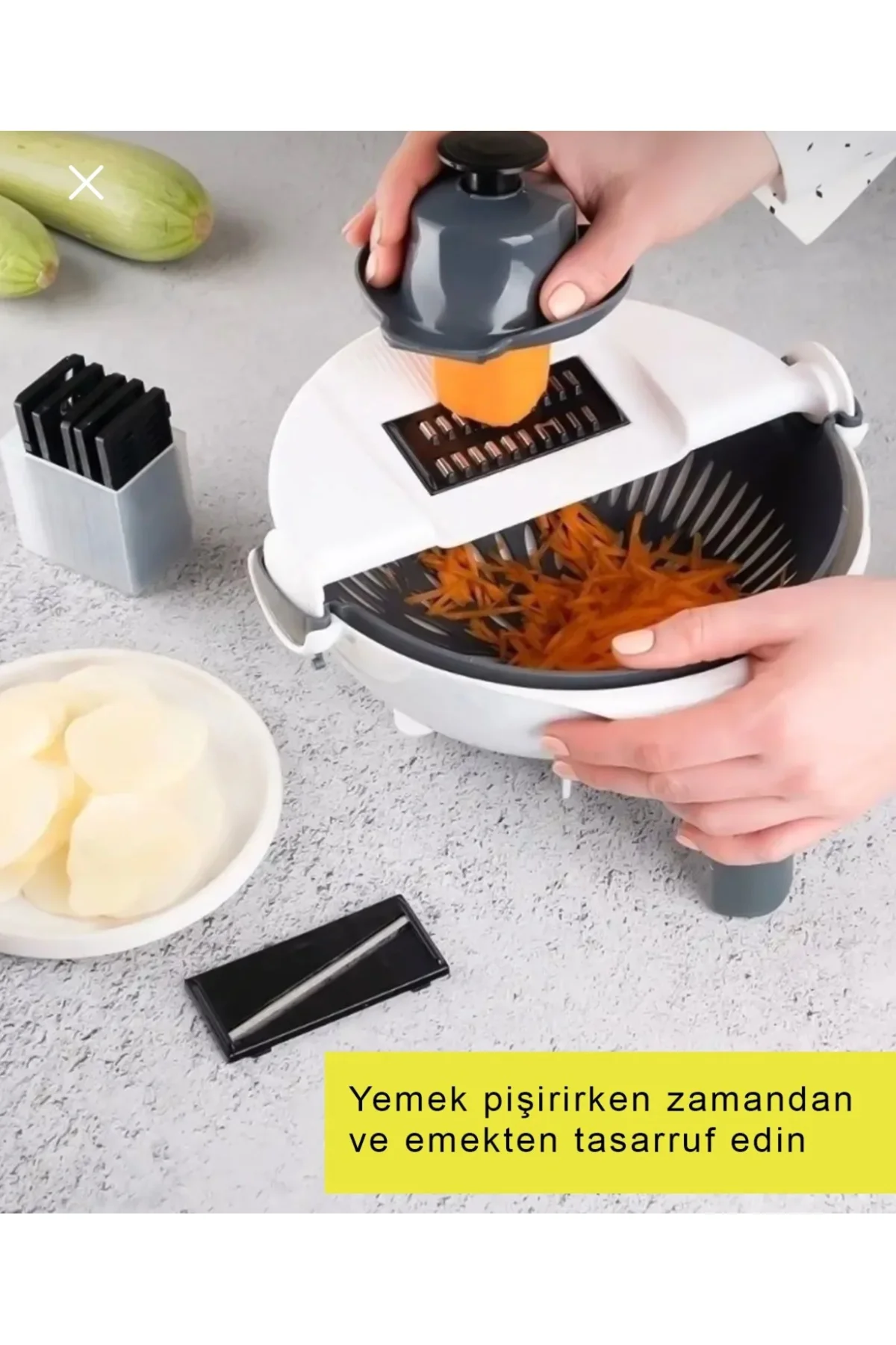 Çok Fonksiyonlu Sebze Meyve Doğrayıcı Çok Amaçlı Doğrayıcı Diliml