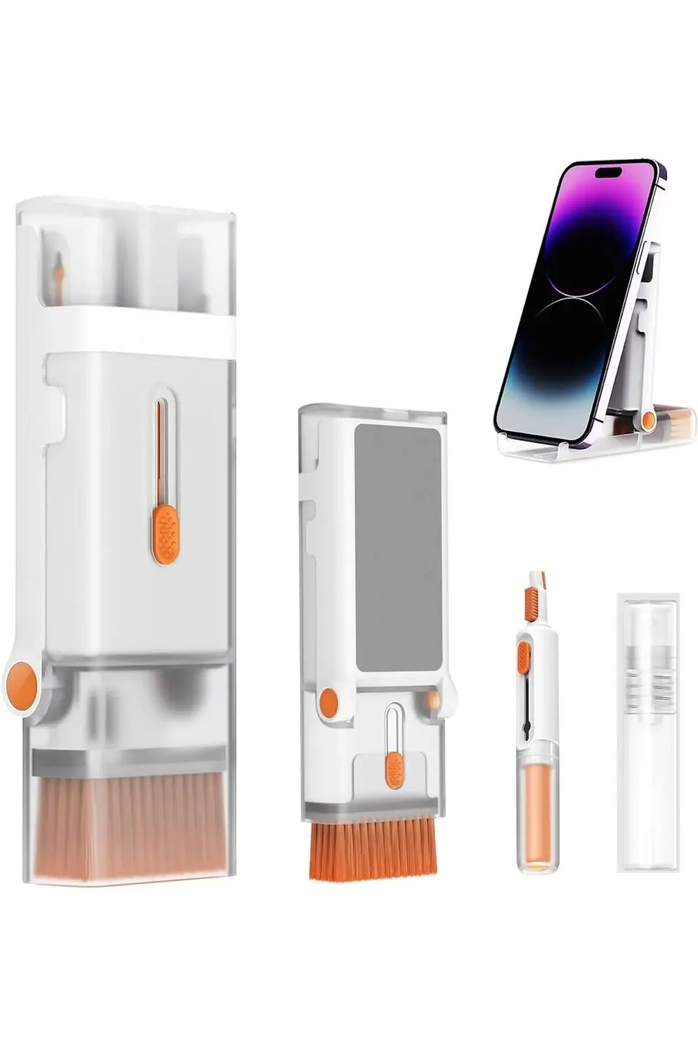 Çok Fonksiyonlu Temizlik Seti Fırça/Ekran Silme Özelliği ve Telef