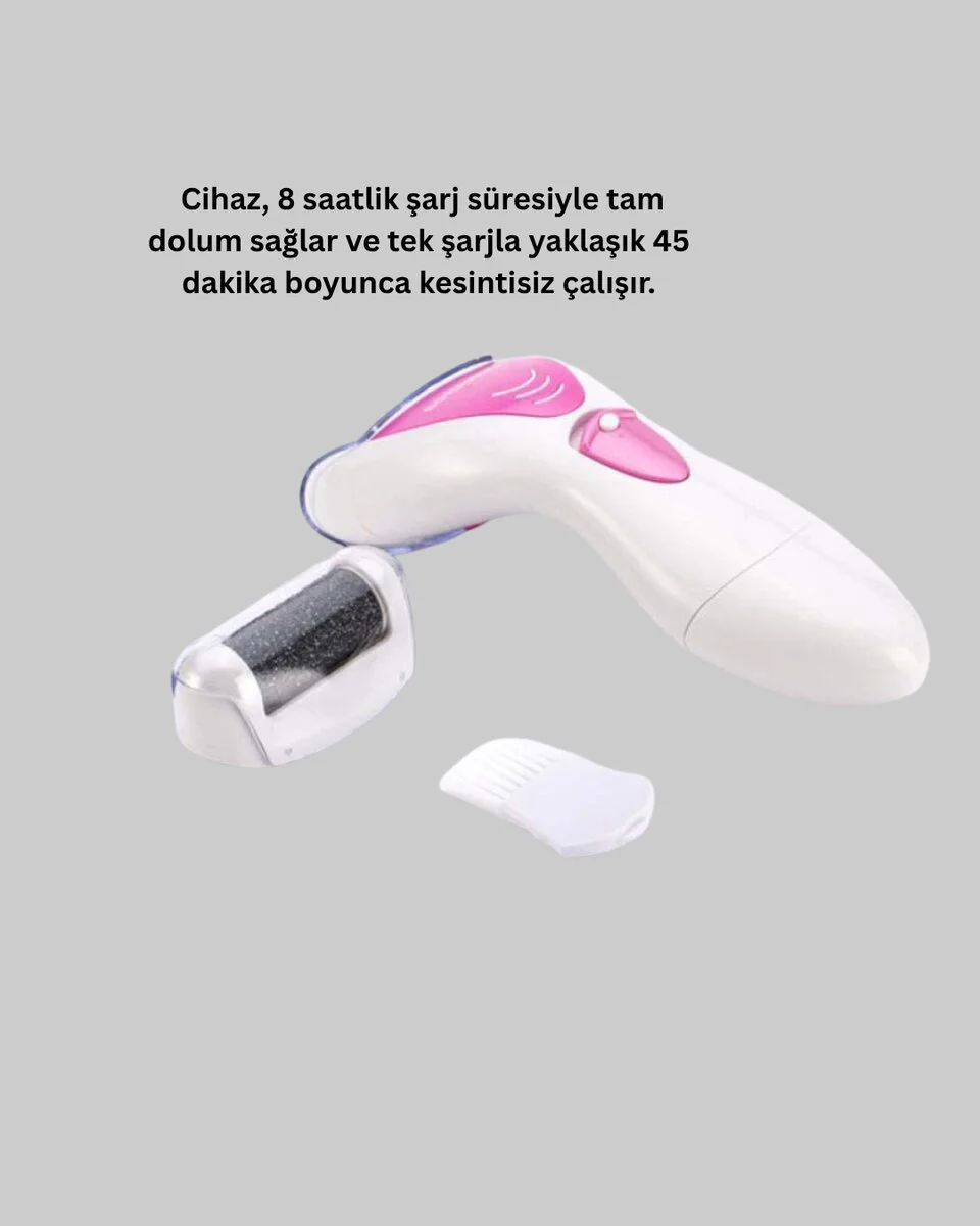 Çok Fonksiyonlu Tüy Temizleme ve Cilt Bakım Cihazı - Şarjlı Epilatör ve Ayak Bakım Seti