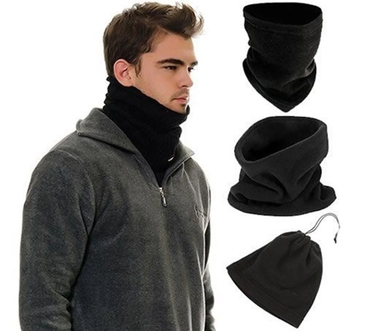 Çok Fonksiyonlu Unisex Terletmez Kumaş İpli Polar Bere Boyunluk Bx40 Fiyatı, Yorumları ve Özellikleri