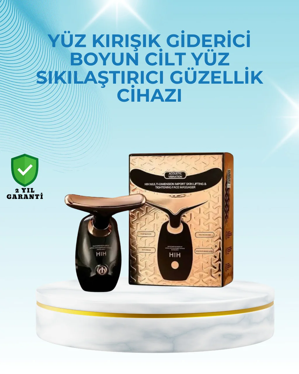 Çok Fonksiyonlu Yüz Ve Göz Masaj Aleti Genç Ve Parlak Bir Cilt İçin - Lisinya Diğer