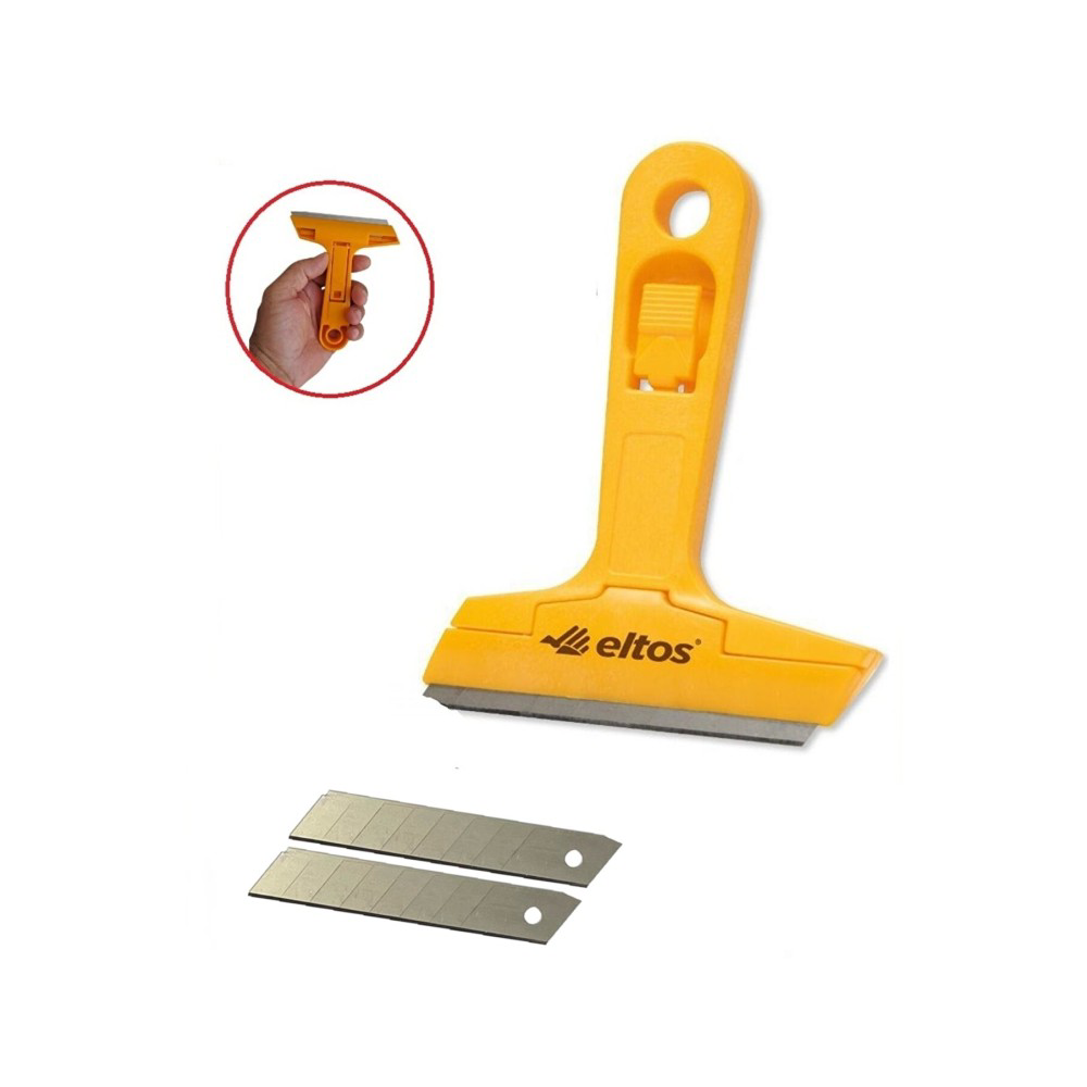 Evimdeyokyok Çok Fonksiyonlu Profesyonel Cam Kazima Biçaği 2 Adet Yedek Biçak 