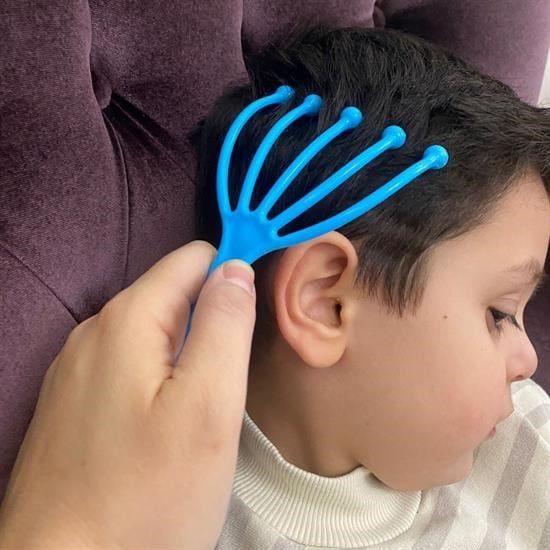Çok Fonksiyonlu 5 Uçlu Bilyeli Baş Boyun Bacak Kol Masaj Alet Rah