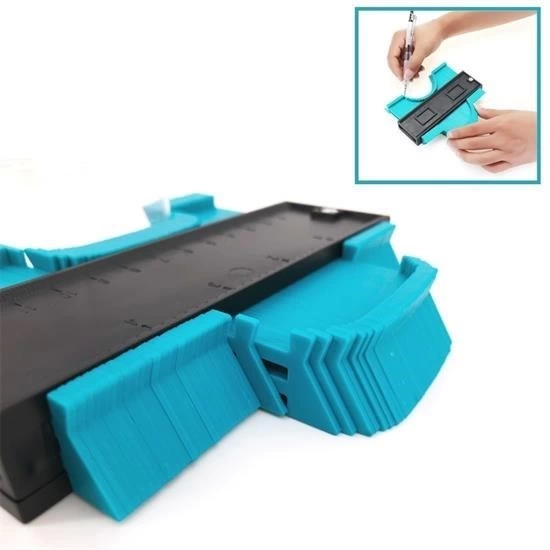 Çok Fonksiyonlu Plastik Kontur Ölçüm Cihazı Ahşap Fayans Şekillen