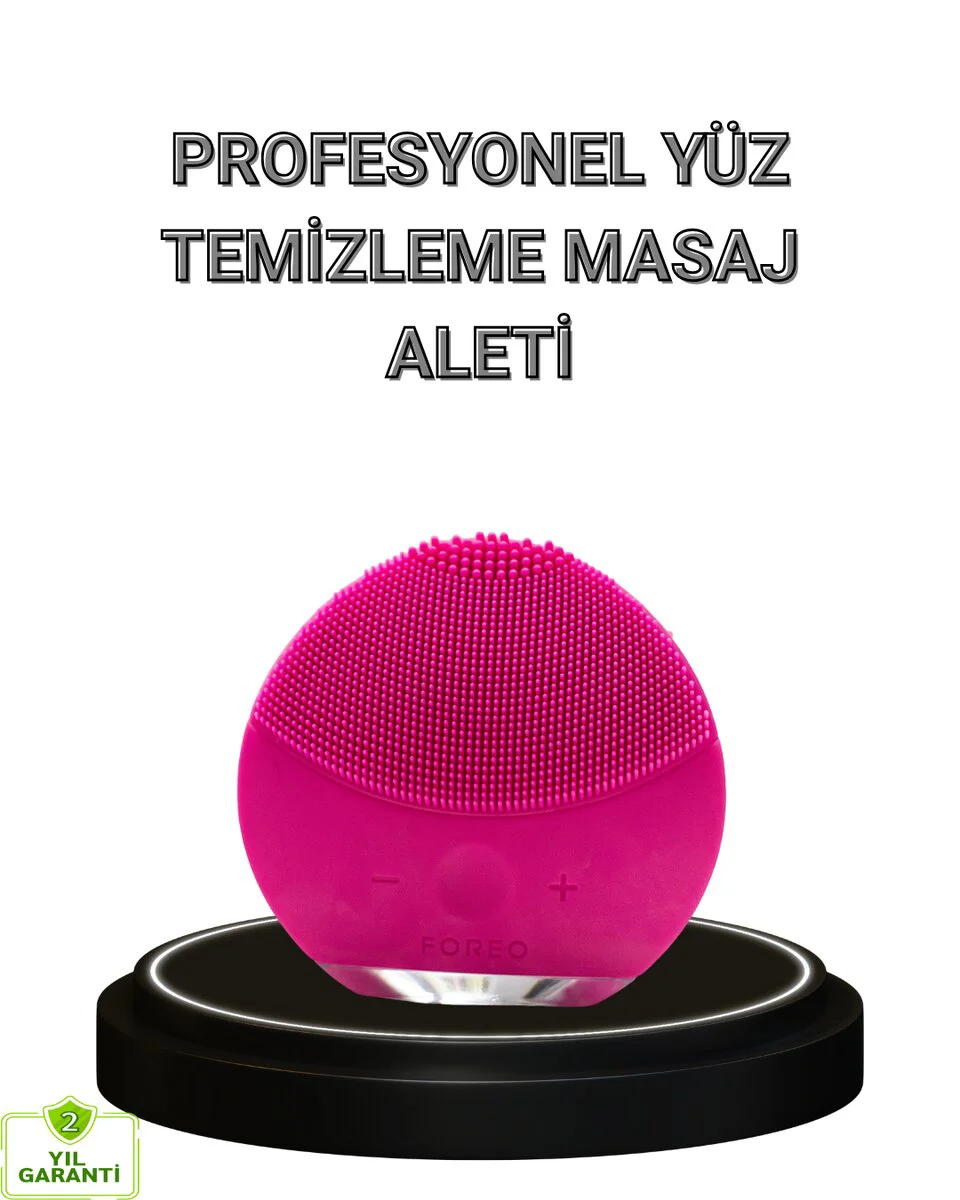 Çok İşlevli Şarjlı Yüz Temizleme ve Masaj Aleti - Derinlemesine Temizlik, Cilt Yenileme ve Kan Dolaşımı Artırıcı