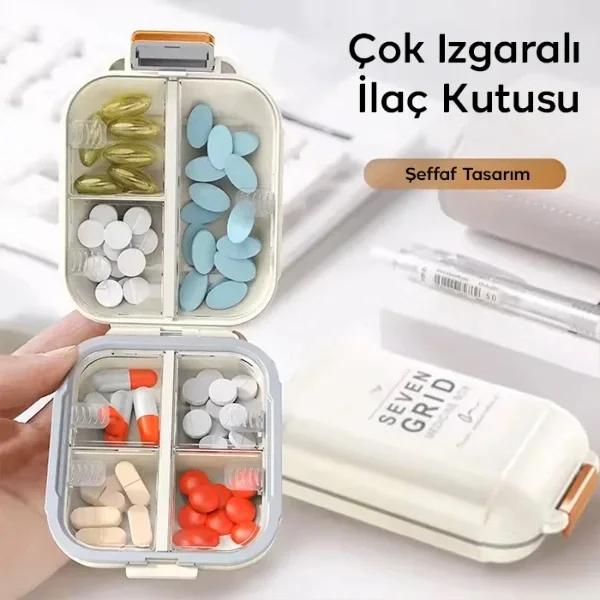 Çok Izgaralı İlaç Kutusu
