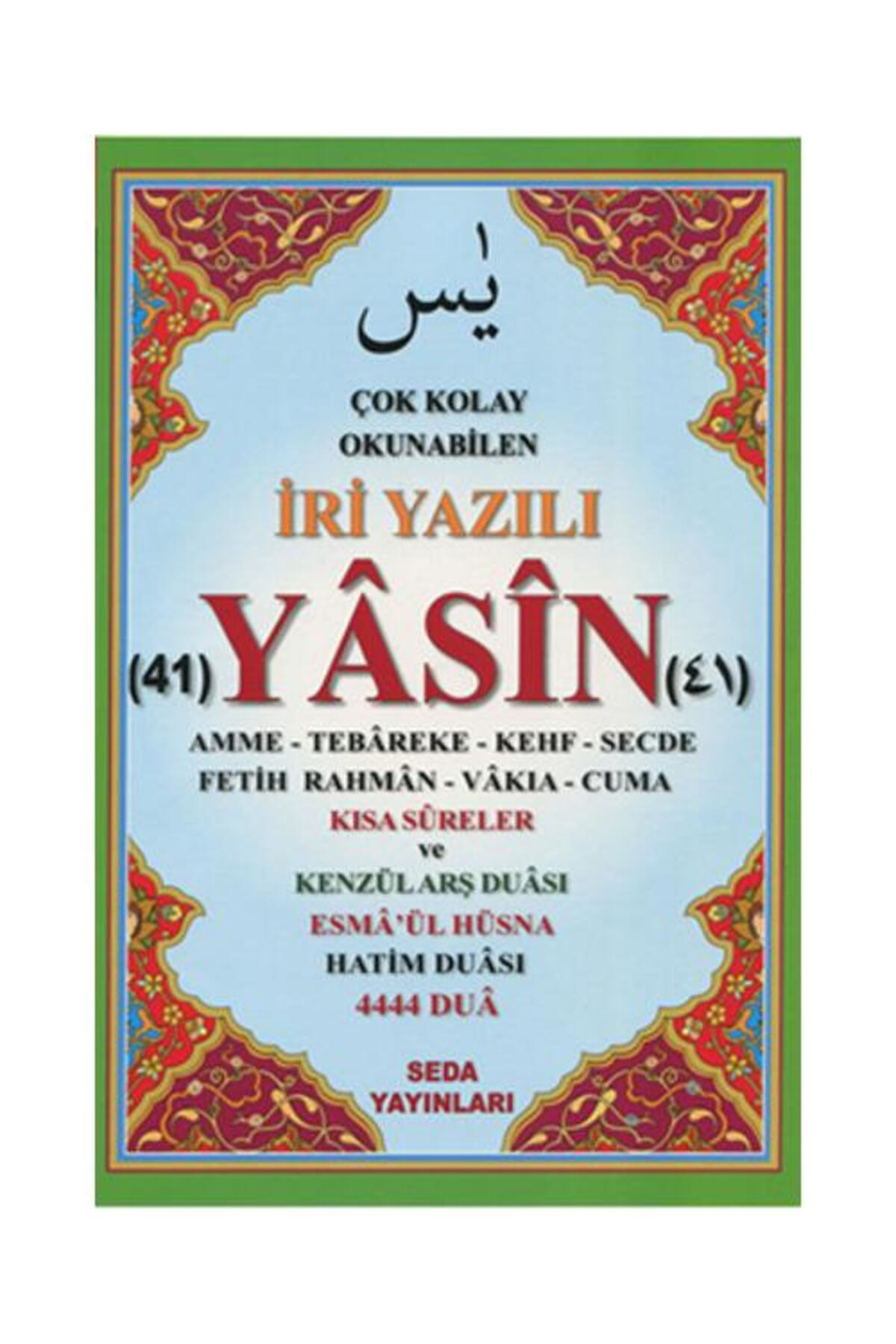 Seda Yayınları Çok Kolay Okunabilen İri Yazılı 41 Yasin ( Fihristli, Rahle Boy)