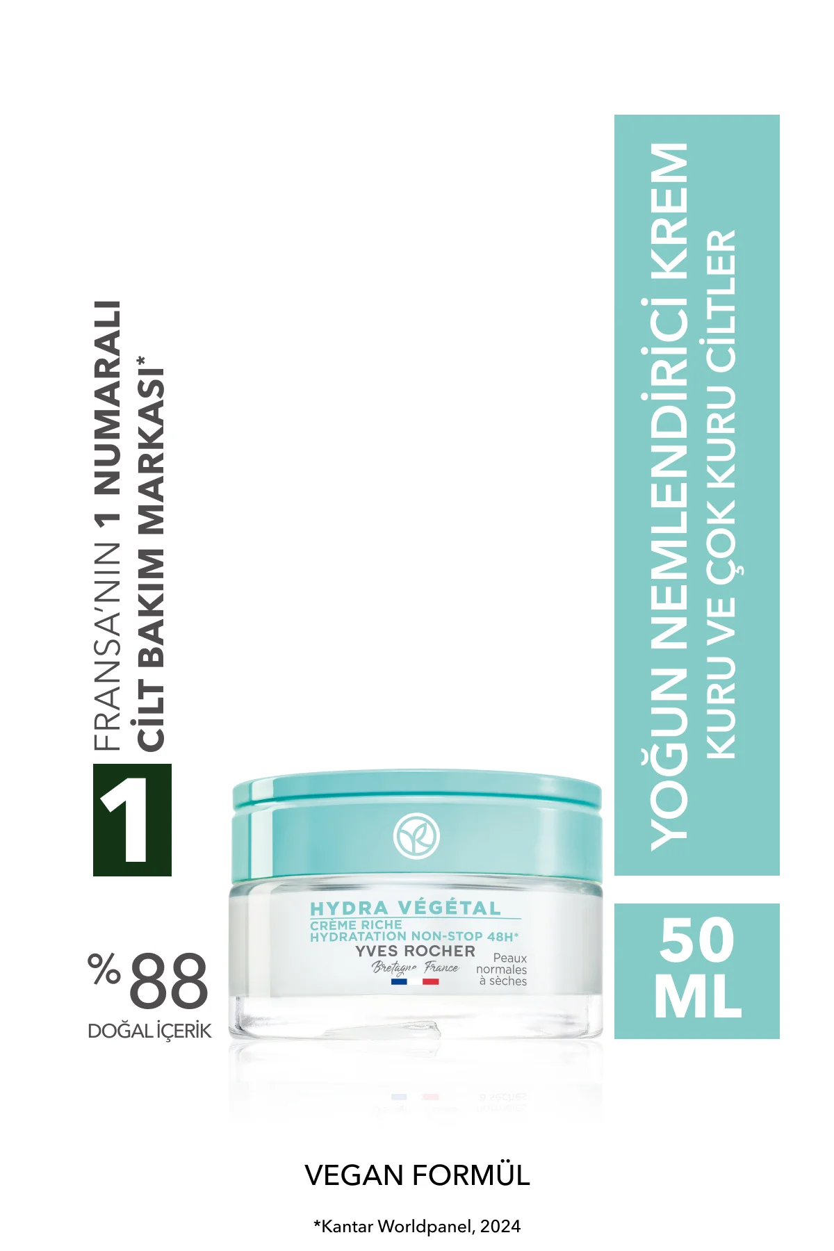 Çok Kuru Cilt, Aloe Vera&Üre&Shea, Yoğun Krem-Hydra Vegetal Bitki