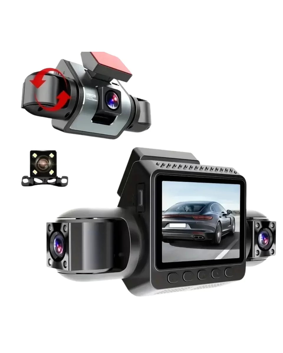 Çok Lensli G-Sensörlü Araç Kayıt Kamerası - Full HD Döngüsel Güvenlik Sistemi
